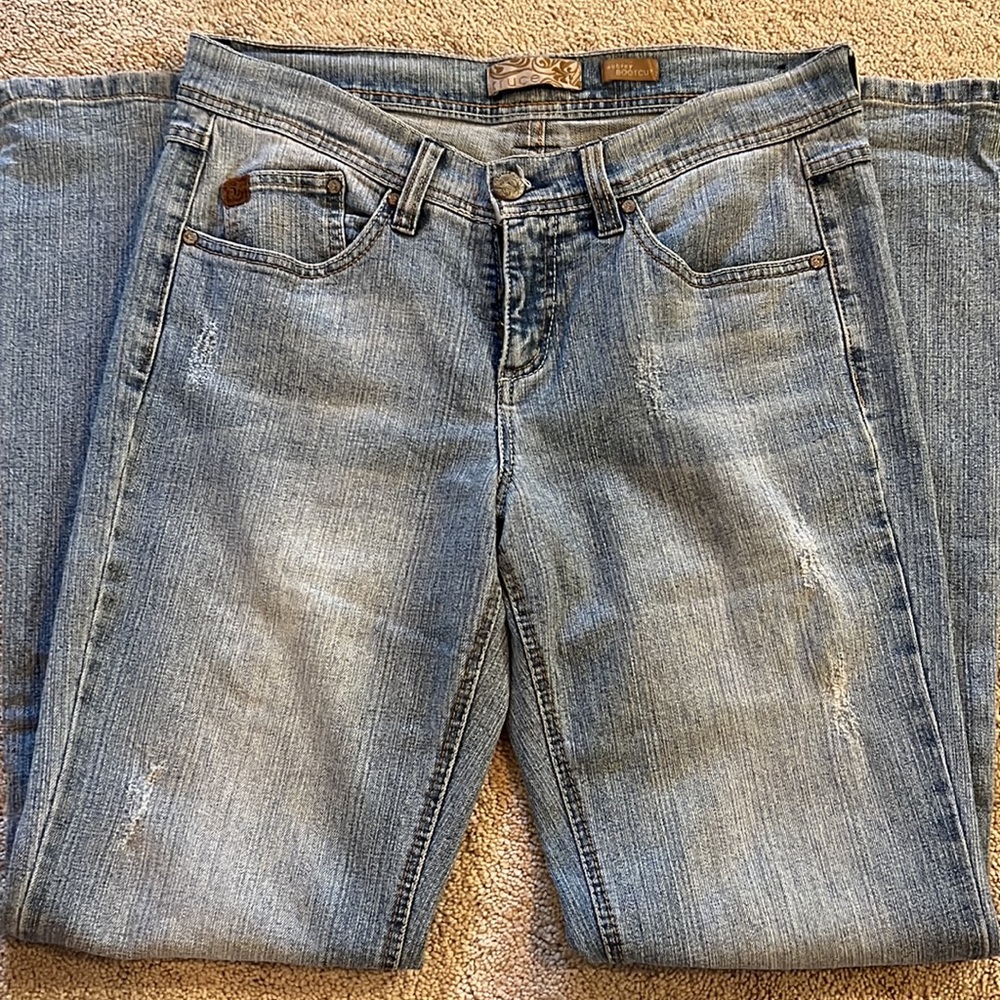 Truce Faded Denim Jeans - Aubrey Bootcut